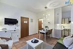 Wohnzimmer - Ferienwohnung Nesthäkchen - Top-Hundeurlaub