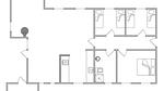 floor-plan - Ferienhaus für 6 Personen (77 m²) in Hvide Sande - Top-Hundeurlaub