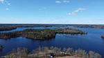 Panoramaaufnahme des Store Hindsjön bei Villa Emma in Småland - Villa Emma - Top-Hundeurlaub