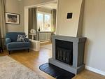 Wohnzimmer mit Kamin für gemütliche Abende in Villa Emma - Villa Emma - Top-Hundeurlaub