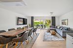 Wohnzimmer - Ferienwohnung Aquamarin Büsum - Top-Hundeurlaub