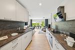 Küche / Küchenzeile - Ferienwohnung Aquamarin Büsum - Top-Hundeurlaub