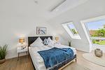 Schlafzimmer - Ferienwohnung Aquamarin Büsum - Top-Hundeurlaub