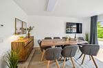 Wohnzimmer - Ferienwohnung Aquamarin Büsum - Top-Hundeurlaub