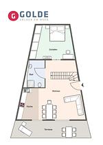 Grundriss - ANDERS & MEER App. Ruhe - Top-Hundeurlaub
