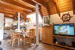 Wohnzimmer - Ferienhaus "Der kleine Leuchtturm" Rotersand 06 - Top-Hundeurlaub