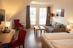 Wohnzimmer - Cuxlandhotel  Studio 122 - Top-Hundeurlaub