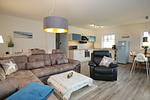 Wohnzimmer mir Sofaecke - Reethaus 13b - Top-Hundeurlaub