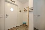 Flur mit Garderobe - Reethaus 13b - Top-Hundeurlaub