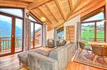 Wohnzimmer - Chalet Maiskogel 13b - Top-Hundeurlaub
