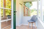 Eingangsbereich mit Garderobe - Ferienwohnung Hanna im Reethus Mühlenlund - Top-Hundeurlaub