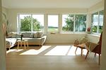 Sonnenverwöhnter Wintergarten mit Aussicht - Ferienhaus Landliv Huus - Top-Hundeurlaub