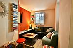 Wohnzimmer - Ferienwohnung Unter Fischen - Top-Hundeurlaub