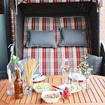 Terrasse - Ferienwohnung Unter Fischen - Top-Hundeurlaub