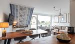 Wohnzimmer - Haus Heidehörn App. 7 - Top-Hundeurlaub