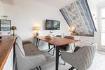 Wohnzimmer - Haus Heidehörn App. 7 - Top-Hundeurlaub