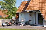 Terrasse - Ferienhaus "Ankerplatz OT6" Ostertill 06 - Top-Hundeurlaub