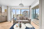 Wohnzimmer - Ferienwohnung TheViewA04 Cloudsurfer Dagebüll - Top-Hundeurlaub