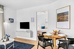Wohnzimmer - Ferienwohnung TheViewA04 Cloudsurfer Dagebüll - Top-Hundeurlaub