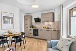 Küche / Küchenzeile - Ferienwohnung TheViewA04 Cloudsurfer Dagebüll - Top-Hundeurlaub