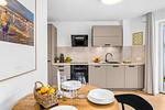 Küche / Küchenzeile - Ferienwohnung TheViewA04 Cloudsurfer Dagebüll - Top-Hundeurlaub