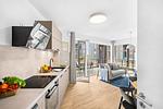Küche / Küchenzeile - Ferienwohnung TheViewA04 Cloudsurfer Dagebüll - Top-Hundeurlaub