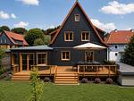 WG1_Ferienhaus kleiner Luchs_Garten mit Terrasse - Ferienhaus Kleiner Luchs - Top-Hundeurlaub