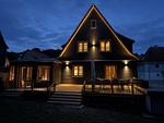 WG1_Ferienhaus kleiner Luchs_Garten mit Terrasse 02 - Ferienhaus Kleiner Luchs - Top-Hundeurlaub