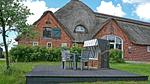 Terrasse - Haubarg Ossenhoff Appartement Kohstall - Top-Hundeurlaub