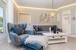 Wohnzimmer - Villa Strandblick 2 - Top-Hundeurlaub