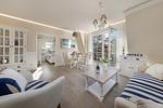 Wohnzimmer - Villa Strandblick 4 - Top-Hundeurlaub
