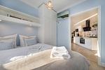 Schlafzimmer - Villa Strandblick 4 - Top-Hundeurlaub