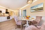 Küche / Küchenzeile - Villa Strandblick 4 - Top-Hundeurlaub