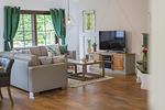 Wohnzimmer - Ferienwohnung Haus am Strand Deluxe - Top-Hundeurlaub