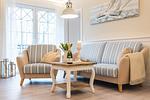 Wohnzimmer - Villa Strandblick 1 - Top-Hundeurlaub