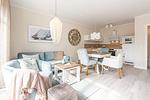 Wohnzimmer - FeWo Glebbe 1 - Top-Hundeurlaub