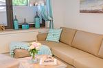 Wohnzimmer - Ferienwohnung Haus am Strand 4 - Top-Hundeurlaub