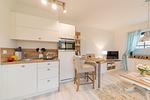 Küche / Küchenzeile - Ferienwohnung Haus am Strand 4 - Top-Hundeurlaub