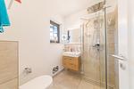 Badezimmer - Ferienwohnung Haus am Strand 4 - Top-Hundeurlaub
