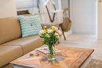 Wohnzimmer - Ferienwohnung Haus am Strand 4 - Top-Hundeurlaub