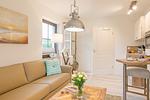 Wohnzimmer - Ferienwohnung Haus am Strand 4 - Top-Hundeurlaub