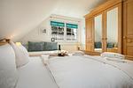 Schlafzimmer - Strandferienwohnung Trixi - Top-Hundeurlaub