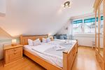 Schlafzimmer - Strandferienwohnung Trixi - Top-Hundeurlaub