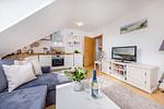 Wohnzimmer - Strandferienwohnung Trixi - Top-Hundeurlaub