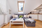 Wohnzimmer - Strandferienwohnung Trixi - Top-Hundeurlaub