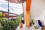 Balkon - Strandferienwohnung Trixi - Top-Hundeurlaub