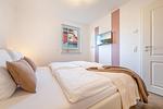 Schlafzimmer - Villa Boddenluft 1 - Top-Hundeurlaub