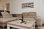 Wohnzimmer - Villa Boddenluft 1 - Top-Hundeurlaub