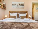 Schlafzimmer - Suite Windböe - Ferienanlage Strandwiese - Top-Hundeurlaub