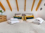 Schlafzimmer - Suite Windrose - Ferienanlage Strandwiese - Top-Hundeurlaub